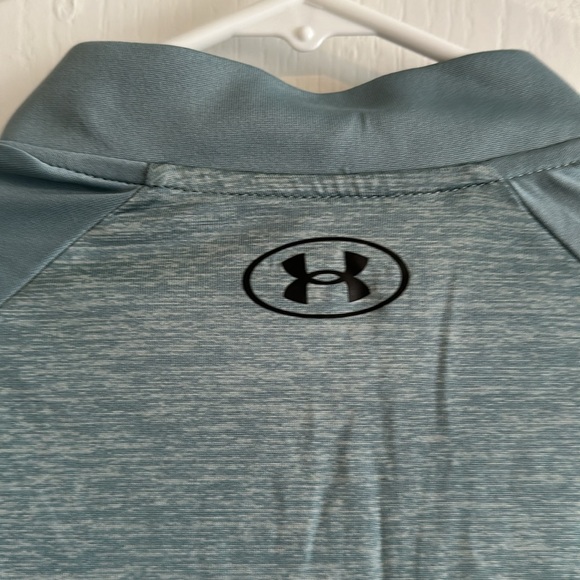 Men’s Small Under Armour Light Green Quarter Zip Pullover - Picture 5 of 6